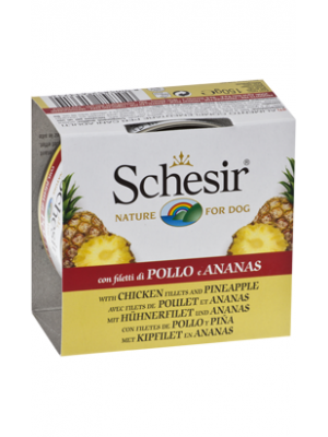 Schesir Cão Filete de Frango com Ananas em Gelatina 150GR